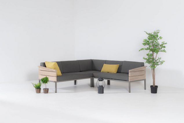 4 Seasons Outdoor Cava hoekbank teak