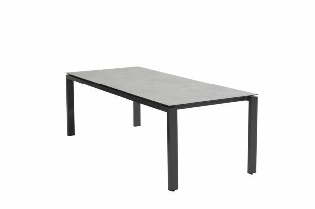 4 Seasons Outdoor Goa tafel HPL tafelblad licht grijs 280 cm