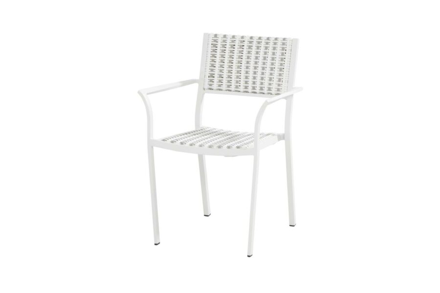 4 Seasons outdoor piazza dining chair white