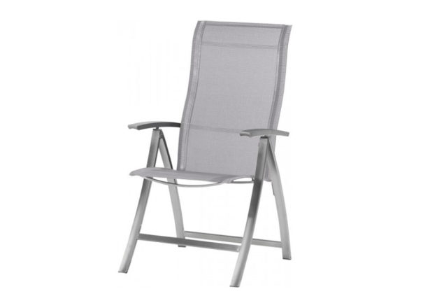 4 Seasons Outdoor Slimm adjustable chair ash grey