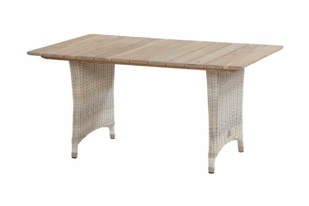 4 Seasons Outdoor Valentine dining tafel provance met teak top * SALE *