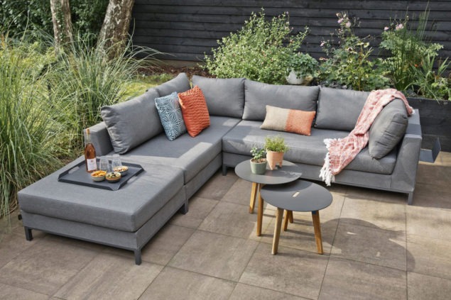Exotan Sicilië loungeset stone grey links Sale