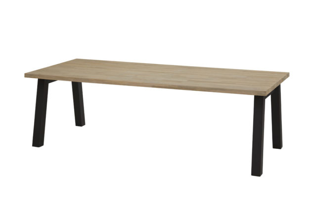 Taste by 4 Seasons Derby teak tafel 240 cm aluminium poten