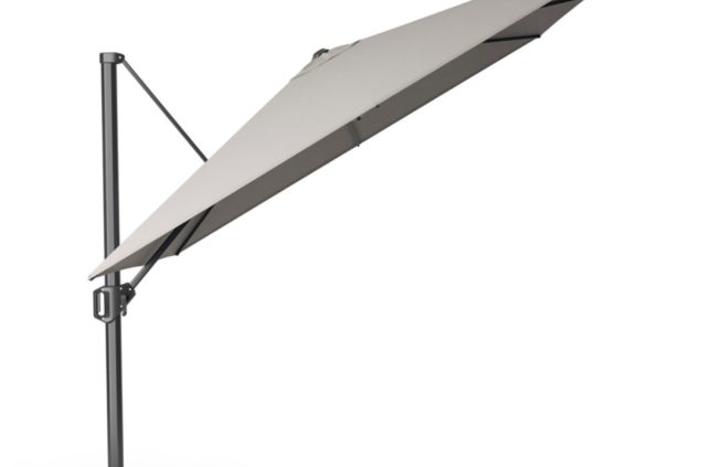 Platinum Challenger Parasol T1 Premium 400 x 300 cm Manhattan grey