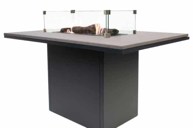 Cosiloft 120 dining high table zwart/grijs