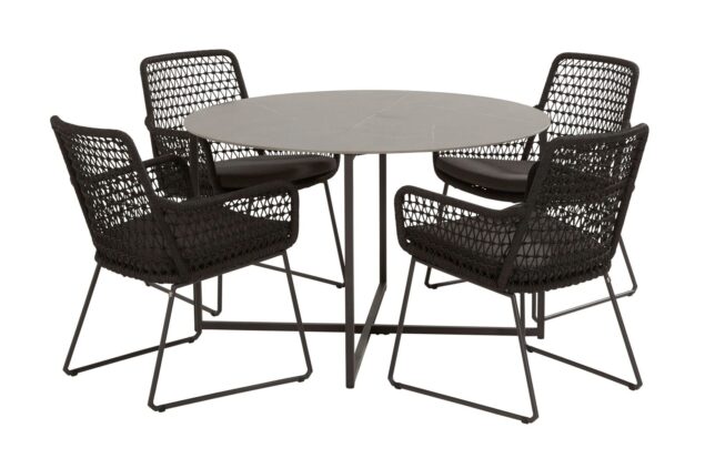 Taste by 4 Seasons Athena diningset 5-delig met Quatro tafel