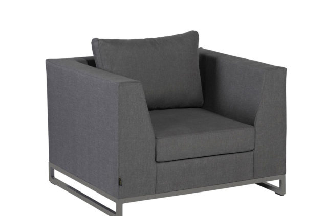 Exotan Rhodos loungestoel zwart