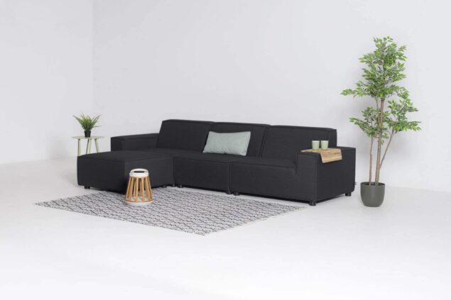 Flow. Cube chaise lounge sooty