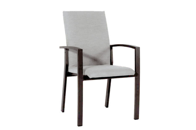 Flow. Cozy dining chair lead chiné