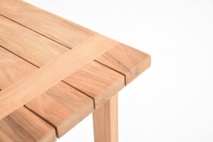 Taste of 4 Seasons Spartan teak dining-table detail
