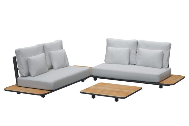 4 Seasons Outdoor Arcade hoekbank small * showroommodel *