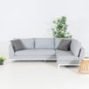 Flow Square Chaise Sofa lead chine