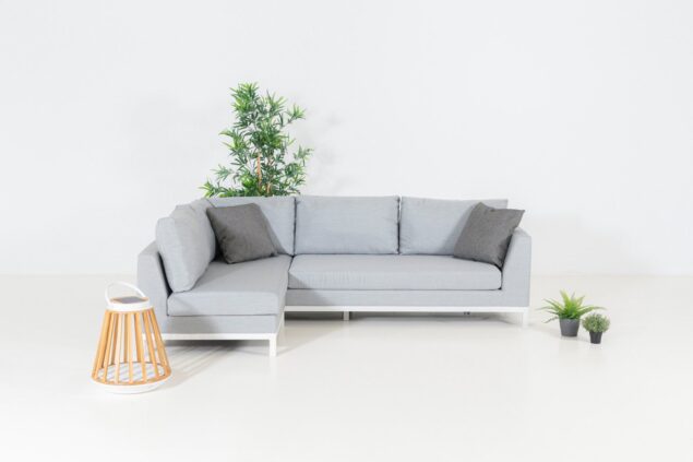 Flow square chaise sofa lead chine