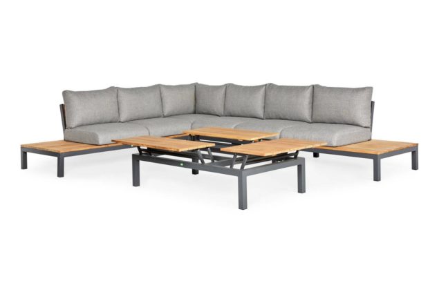 Suns Memphis loungeset 6-zits light anthracite - Sunproof - SALE