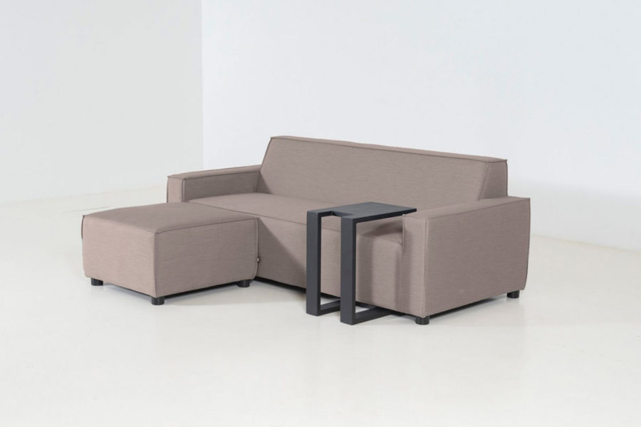 Flow Club chaise sofa taupe