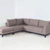 Flow Square chaise sofa taupe