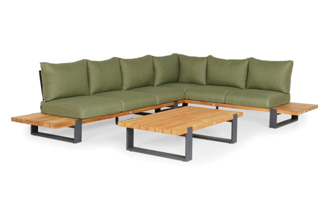 Suns Nardo loungeset 6-zits forest green rechts