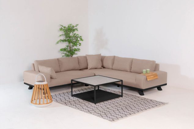 Flow. Easey taupe chiné loungeset