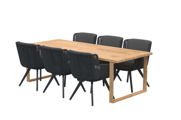 4 Seasons Outdoor Flores dining set met Spartan tafel 240 cm