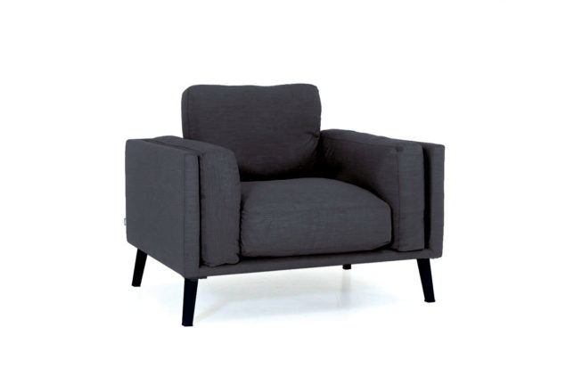 Flow. Doozy loungestoel sooty