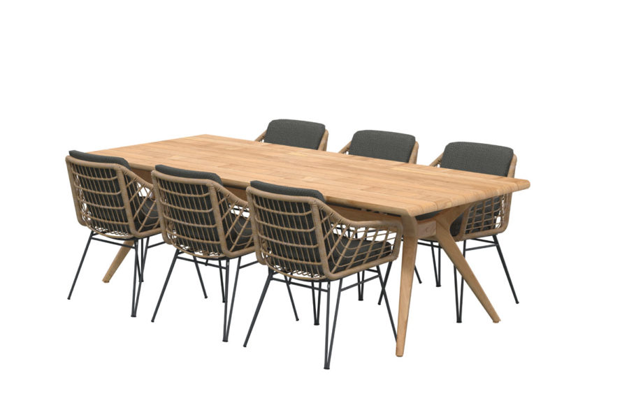 4SO Cottage dining with Belair table 240 cm
