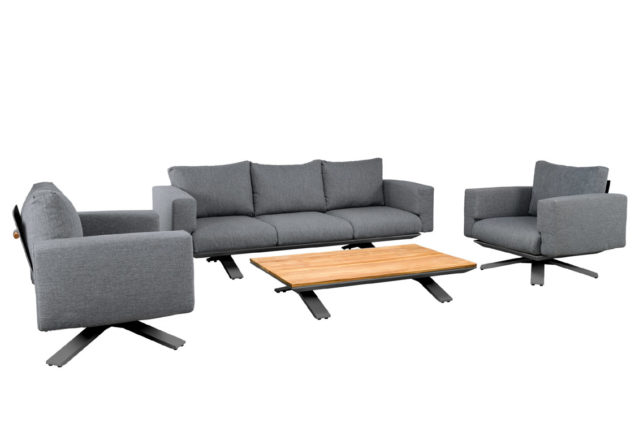Suns Stockholm sofa set blended antracite