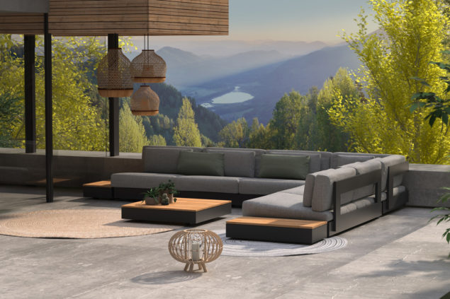 4 Seasons Outdoor Ibiza platform loungeset