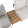 4 Seasons Outdoor Figaro modular-2-seater with in between table top detail