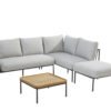 4 Seasons Outdoor Figaro chaise loungeset with coffeetable