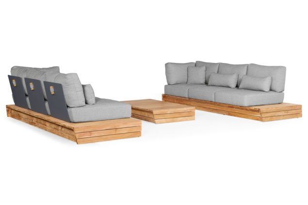 Suns Tovara 2 x 3 zits loungeset light antracite