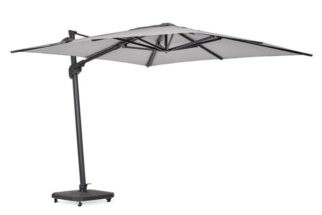 Suns Palmoli parasol 300 x 300 cm carbon light grey