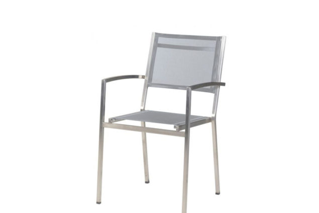 4 Seasons Outdoor Plaza stapelbare stoel ash grey