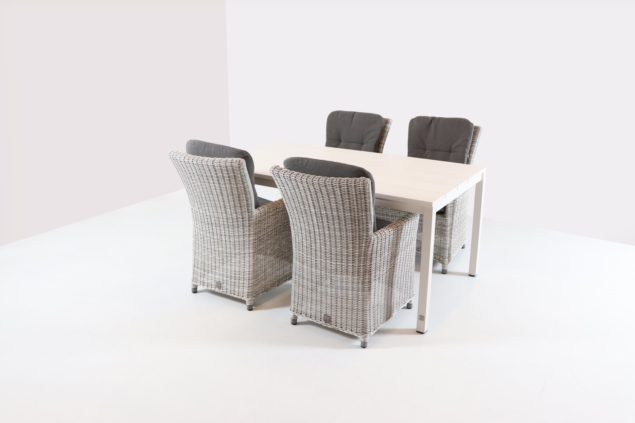 Taste by 4 Seasons Ancona dining set frio met Rivoli tafel
