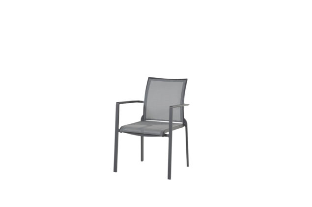 Taste by 4 Seasons Melbourne stapelbare dining chair antraciet